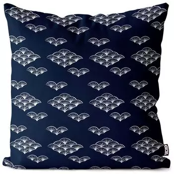 VOID Азиатский узор Япония Культура Кабуки Чехол на подушку Полиэстер Водонепроницаемая подушка для улицы и дома Размер: 80 x 80 см