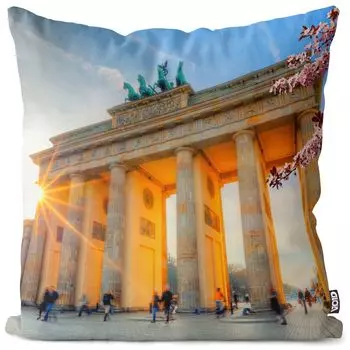 VOID Brandenburg Gate Berlin наволочка на подушку чехол из полиэстера водонепроницаемый для улицы и дома, размер подушки: 60 x 60 см