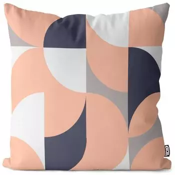 VOID чехол для подушки со скандинавским полукругом, чехол для подушки, полиэстер, водонепроницаемый, для улицы, для дома, размер подушки: 60 x 60 см