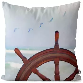 VOID Чехол на морскую подушку на руль, чехол из полиэстера, водонепроницаемый, для улицы и в помещении, размер подушки: 40 x 40 см
