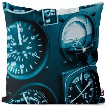 VOID Чехол на подушку для кабины вертолета, полиэстер, водонепроницаемая подушка для улицы и помещения. Размер: 50 x 50 см.