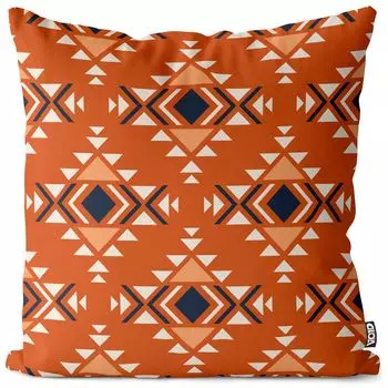 VOID Чехол на подушку с этническим узором коренных народов Полиэстер Водонепроницаемая подушка для улицы и дома Размер: 80 x 80 см