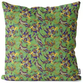 VOID Чехол на подушку с орнаментом Пейсли Полиэстер Водонепроницаемая подушка для улицы и дома Размер: 80 x 80 см