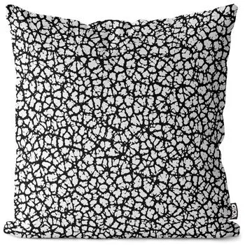 VOID Черно-белый узорчатый чехол на подушку Полиэстер Водонепроницаемая подушка для улицы и дома Размер: 60 x 60 см