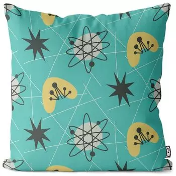 VOID Design Ретро узорчатый декоративный чехол для подушки Полиэстер Водонепроницаемая подушка для улицы и дома Размер: 80 x 80 см