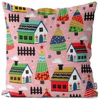 VOID Детские игрушечные домики Чехол на подушку Полиэстер Водонепроницаемая подушка для улицы и дома Размер: 80 x 80 см