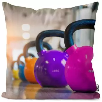 VOID Гири Спортивная подушка Чехол Полиэстер Водонепроницаемая подушка для улицы и дома Размер: 60 x 60 см