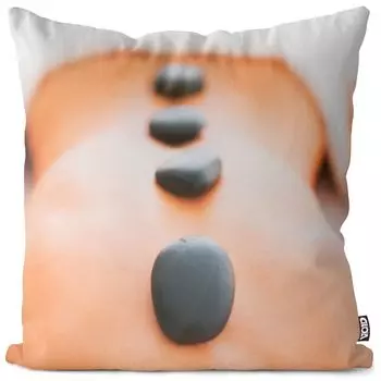 VOID Hot Stone Spa Массажная подушка Чехол Полиэстер Водонепроницаемая подушка для улицы и помещения Размер: 60 x 60 см