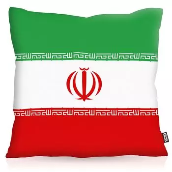 VOID Иран Полиэстер Чехлы для подушек Флаг Вентилятор Чехлы для уличных и внутренних красочных подушек Размер: 80 x 80 см