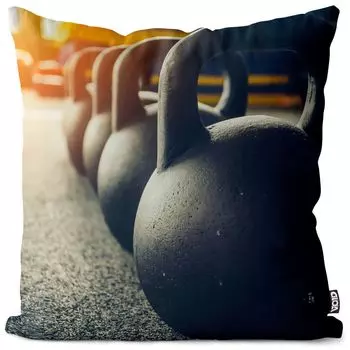 VOID Kettlebells Фитнес Спортивная подушка Чехол Полиэстер Водонепроницаемая уличная подушка для дома Размер: 80 x 80 см