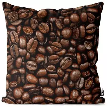 VOID Кофейные зерна Чехол для кофейной подушки Полиэстер Водонепроницаемая подушка для улицы и дома Размер: 80 x 80 см, мультиколор