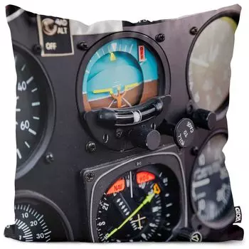 VOID Кокпит Вертолет Чехол на летную подушку Полиэстер Водонепроницаемая подушка для улицы и помещения Размер: 80 x 80 см