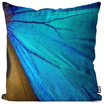 VOID Крылья бабочки Чехол на подушку Полиэстер Водонепроницаемая подушка для улицы и дома Размер: 60 x 60 см, мультиколор