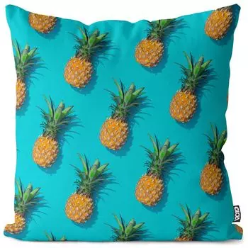 VOID Летний чехол для подушки с ананасом, полиэстер, водонепроницаемая подушка для улицы и дома. Размер: 60 x 60 см.