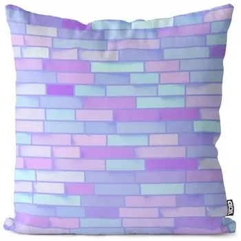 VOID Lightblue Настенный чехол для подушки, чехол для подушки из полиэстера, водонепроницаемый для улицы и дома, размер подушки: 80 x 80 см