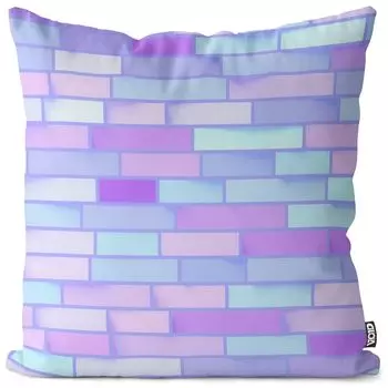 VOID Lightblue Настенный чехол для подушки, чехол для подушки из полиэстера, водонепроницаемый, для улицы и дома, размер подушки: 60 x 60 см