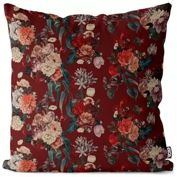 VOID наволочка с викторианским цветочным узором, чехол для подушки, полиэстер, водонепроницаемый, для улицы и дома, размер подушки: 80 x 80 см