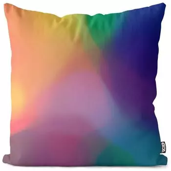 VOID Нефокусированный чехол для подушки, чехол для подушки из полиэстера, водонепроницаемый, для улицы и дома, размер подушки: 80 x 80 см