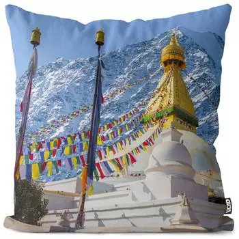 VOID Nepal чехол на подушку чехол из полиэстера водонепроницаемый для улицы и дома, размер подушки: 60 x 60 см
