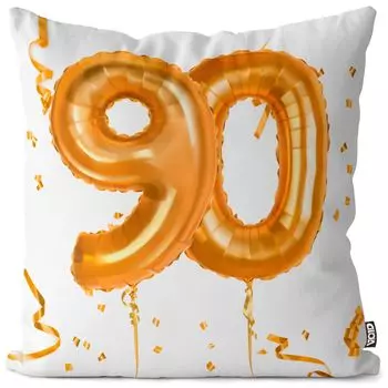 VOID Party Balloons Celebrations 90 Чехол на подушку Полиэстер Водонепроницаемая подушка для улицы и дома Размер: 80 x 80 см