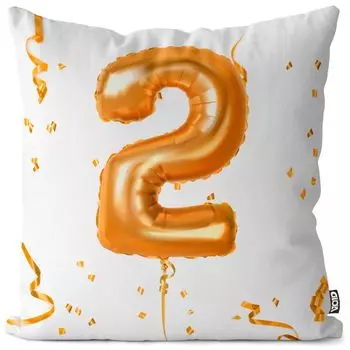 VOID Party Воздушные шары Праздники 2 чехла на подушку Полиэстер Водонепроницаемая подушка для улицы и дома Размер: 60 x 60 см
