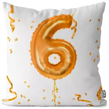VOID Party Воздушные шары Праздники 6 Чехлы для подушек Полиэстер Водонепроницаемая подушка для улицы и помещения Размер: 60 x 60 см