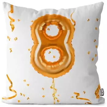 VOID Party Воздушные шары Праздники 8 Чехлы для подушек Полиэстер Водонепроницаемые подушки для улицы и дома Размер: 60 x 60 см