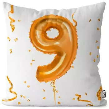 VOID Party Воздушные шары Праздники 9 Чехлы для подушек Полиэстер Водонепроницаемая подушка для улицы и помещения Размер: 80 x 80 см