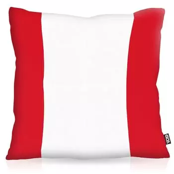 VOID Перу Полиэстер Чехлы для подушек Флаг Вентилятор Чехлы для уличных и домашних красочных подушек Размер: 80 x 80 см