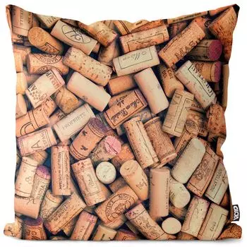 VOID пробковая подушка для бутылки вина, пробковая подушка, чехол из полиэстера, водонепроницаемый, для улицы, в помещении, размер подушки: 80 x 80 см