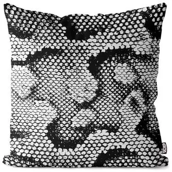 VOID Python Змеиный узор Чехол на подушку Полиэстер Водонепроницаемая подушка для улицы и дома Размер: 80 x 80 см
