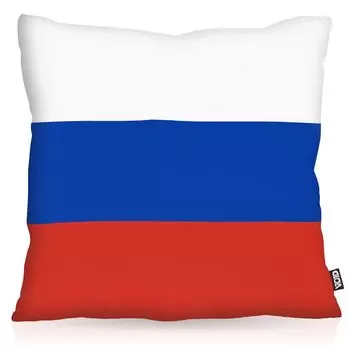 VOID Россия Россия Полиэстер Чехлы для подушек Флаг Вентилятор Чехлы для уличных и внутренних красочных подушек Размер: 60 x 60 см