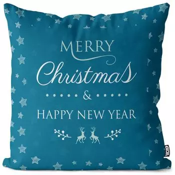 VOID Рождество Новый год чехол на подушку чехол из полиэстера водонепроницаемый для улицы и дома, размер подушки: 60 x 60 см