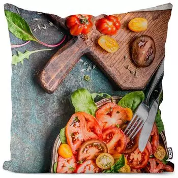 VOID Салат Чехол для подушки для вегетарианской кулинарии Полиэстер Водонепроницаемая подушка для улицы и дома Размер: 60 x 60 см
