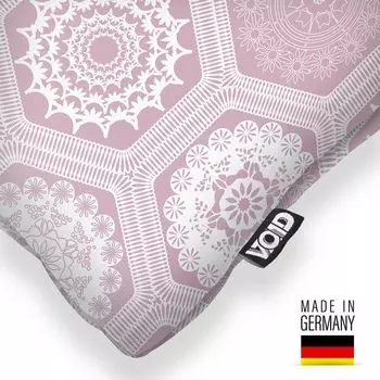 VOID Шестиугольный узор Украшение Чехлы для подушек Полиэстер Водонепроницаемая подушка для улицы и помещения Размер: 80 x 80 см