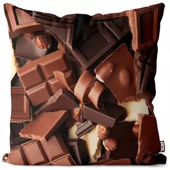 VOID Шоколадный кондитерский шоколадный чехол для подушки Полиэстер Водонепроницаемая подушка для улицы и дома Размер: 60 x 60 см