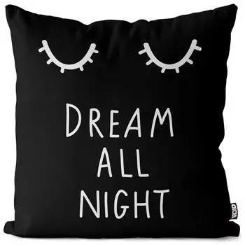 VOID Sleep Well Dream наволочка с рисунком из мультфильма, наволочка из полиэстера, водонепроницаемая, для улицы и дома, размер подушки: 80 x 80 см