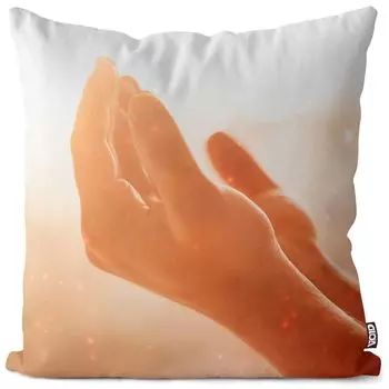 VOID Spiritual Hands Солнцезащитный чехол Полиэстер Водонепроницаемая подушка для улицы и дома Размер: 60 x 60 см