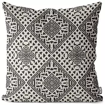 VOID Средиземноморский узор Чехол на подушку Полиэстер Водонепроницаемая подушка для улицы и дома Размер: 80 x 80 см