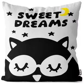 VOID Sweet Dreams Night Sleeping Pillow Чехол Полиэстер Водонепроницаемый На открытом воздухе В помещении, Размер подушки: 80 x 80 см