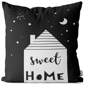 VOID Sweet Home Мультфильм Ночная наволочка Полиэстер Водонепроницаемая подушка для улицы и дома Размер: 80 x 80 см