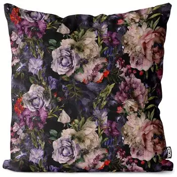 VOID викторианский цветочный декор, чехол для подушки, чехол для подушки, полиэстер, водонепроницаемый, для улицы и дома, размер подушки: 60 x 60 см