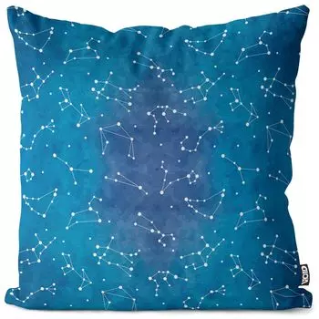 VOID Знак зодиака Чехол на подушку Полиэстер Водонепроницаемая подушка для улицы и дома Размер: 60 x 60 см