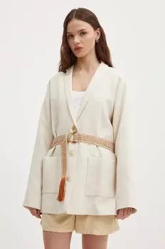 ВОЙЕЛЬ блейзер La Petite Franaise, бежевый