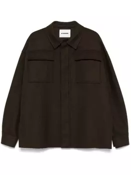 Войлочная рубашка Jil Sander, зеленый