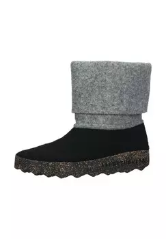 Войлочные ботильоны ASPORTUGUESAS, цвет Schwarz/grau