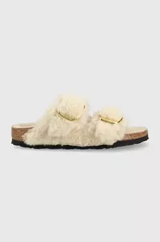 Войлочные шлепанцы Arizona BB из овчины Birkenstock, серый