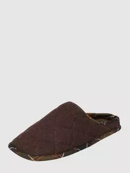 Войлочные тапочки Barbour, темно-коричневый