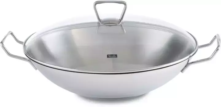 Вок Fissler "KUNMING", нержавеющая сталь 18/10, (1 шт.), индукция 36 см + высота 14 см, цвет silberfarben