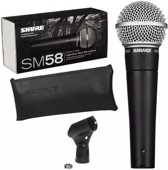 Вокальный микрофон Shure SM58 Handheld Cardioid Dynamic Microphone